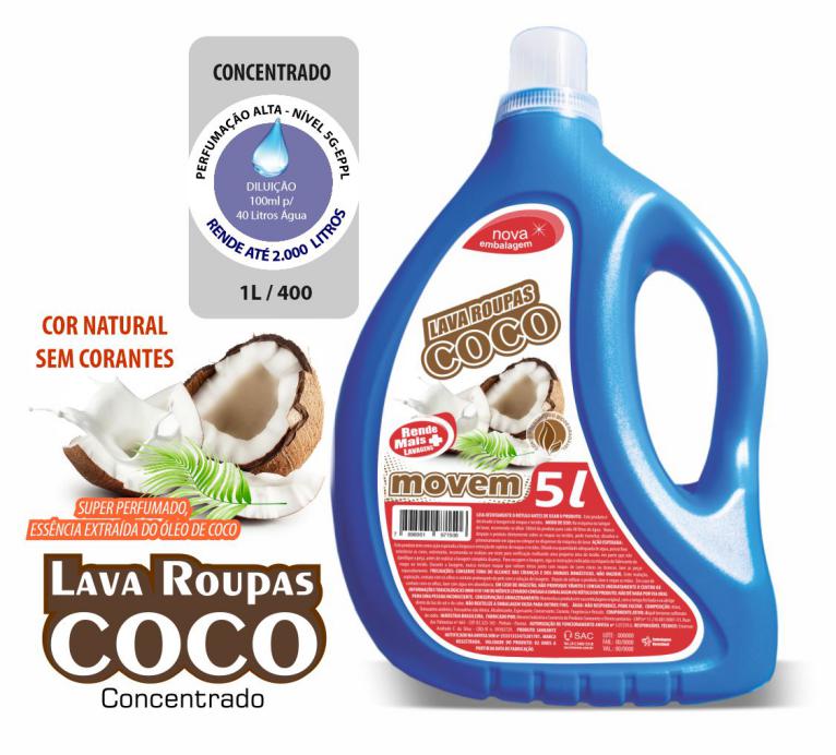 1098 - Sabão Lava Roupas Coco Movem 05 Litros - JPG
